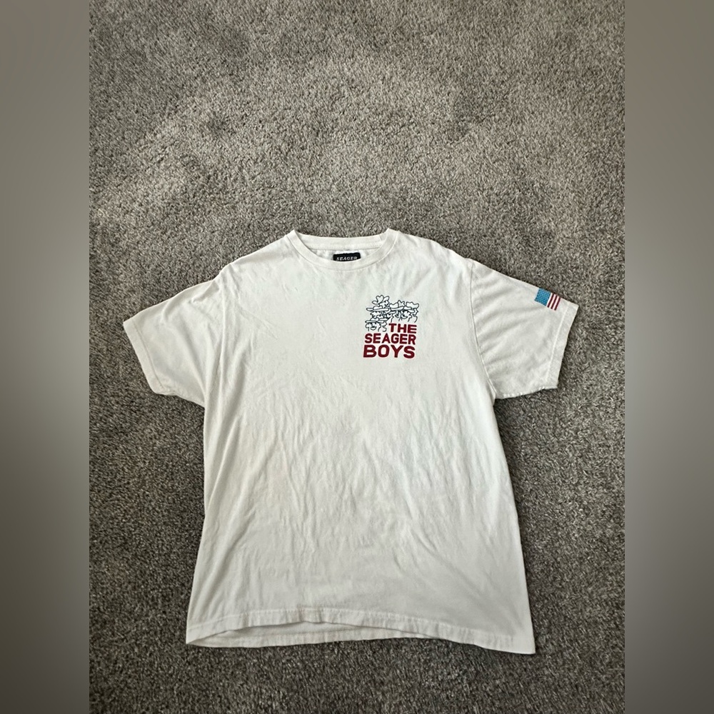 Seager Men’s T-Shirt Short Sleeve Size Large